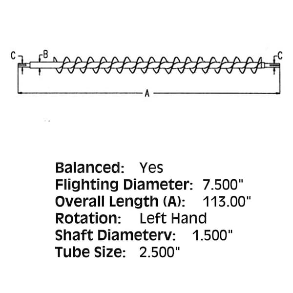 Aftermarket Tank Cross Front Auger Fits 7720 7721 AH98212 AH98212A COH600036 LAJA7720 A-AH98212-AI - main